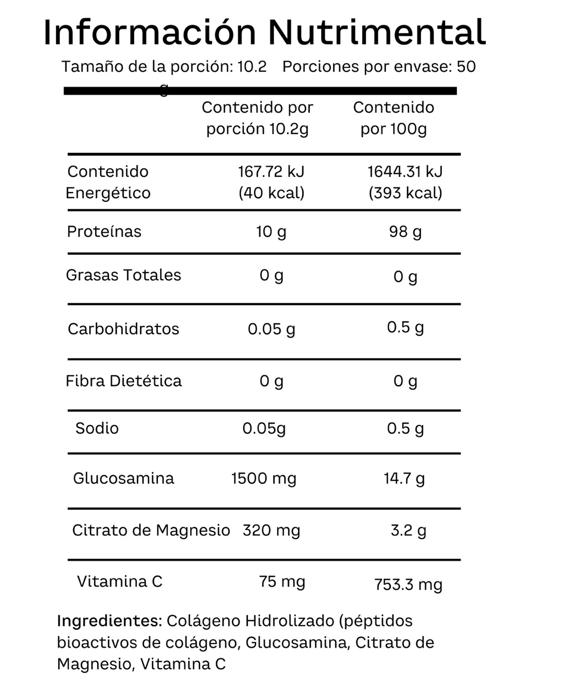 Peptidos de Colágeno I y II con recertario incluido de como tomarlo - Imagen 4